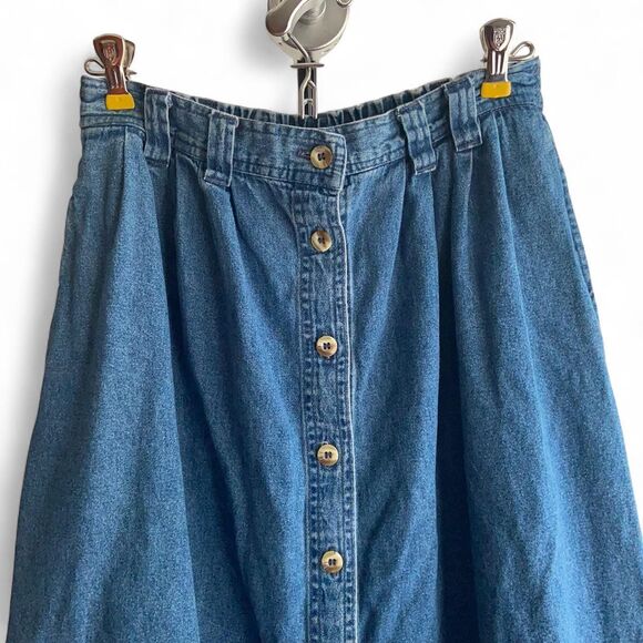 Original TY wear denim midi skirt size 8P - Picture 3 of 6